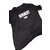 Camiseta Givenchy de algodón negra con letras blancas Negro