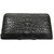 Autre Marque Genuine crocodile wallet Black Exotic leather  ref.87131