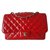 Timeless RED CLASSIC CHANEL BAG Patent leather  ref.87263
