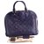 Louis Vuitton ALMA Cuir vernis Violet  ref.87292