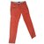 Maison Scotch Pantalones, polainas Rosa Coral Algodón  ref.87356