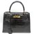 Hermès Kelly 28 sellier porosus Black Exotic leather  ref.87408