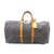 Louis Vuitton Keepall 55 monogram Brown Leather  ref.87425