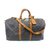 Louis Vuitton Keepall 50 bandouliere monogram Brown Leather  ref.87428
