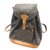 Louis Vuitton Montsouris mm monogram Brown Leather  ref.87453