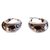 Yves Saint Laurent Earrings Silvery Silver  ref.87460