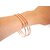 Autre Marque Rose gold plated bangles Gold-plated  ref.87502
