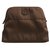 Hermès Bolide clutch Brown Cotton  ref.87542