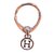 Hermès Silver key ring Silvery  ref.87545