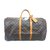 Louis Vuitton Keepall 60 monogram Brown Leather  ref.87817