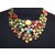 Yves Saint Laurent Collier plastron Verre Multicolore  ref.87828