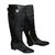 Autre Marque Boots Black Pony-style calfskin  ref.87852