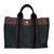 Hermès Toto Bag Dark red Dark grey Cotton  ref.87912