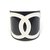 Chanel cuff Black White Plastic  ref.98814