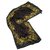 Sciarpa in seta Gianni Versace nera Nero