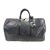 Keepall Louis Vuitton Keep you 50 year epi noir Black Leather  ref.87979