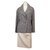 Chanel 3-Piece Skirt Suit Cream Wool  ref.88001