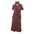 Chanel 3-teiliges Kleid Rot Mohair  ref.88002