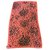 Sciarpa Burberry in seta arancio corallo e nero Multicolore - vista 2