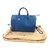 Louis Vuitton Speedy 30 there is epi bleu Blue Leather  ref.88162