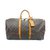 Louis Vuitton KEEPALL 55 MONOGRAM Marrone Pelle  ref.88168