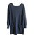 Sessun Black dress Wool  ref.88177