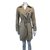 Max Mara Trench coat Beige Polyester  ref.88280