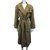 Céline Trench coat Beige Cotton Polyester  ref.88282