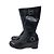 Botas Moma de cuero negro
