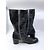 Botas Moma de cuero negro - vista 3
