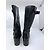 Botas Moma de cuero negro - vista 4