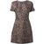 Dolce & Gabbana Kleider Bordeaux Metallisch Seide Polyester Acetat  ref.88354