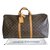 Neverfull Louis Vuitton MM inesistente Marrone chiaro Pelle Tela