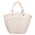 Louis Vuitton Damien Azur Tote Bag Pampelonne GM(large size) Beige Grey Leather  ref.88376