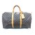 Louis Vuitton Keepall 50 monogram Brown Leather  ref.88381