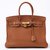 Splendid Hermès Birkin 35 bag in Togo Gold leather in very good condition! Golden  ref.88413