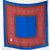 Yves Saint Laurent Sciarpa di seta di lusso Blu  ref.88474