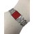 Moschino cinturón de cintura alta Roja Cuero  ref.88583