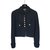 Chanel Jackets Golden Navy blue Wool Metal  ref.88595