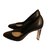 Christian Dior Heels Black Leather  ref.88620