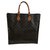 Louis Vuitton Tote bag Dark brown  ref.88692