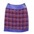 Chanel Skirts Multiple colors Purple Silk Wool Lambskin  ref.88763