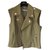 Givenchy Sleeveless leather jacket Green  ref.88829
