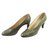 Hermès Ostrich heels Green Exotic leather  ref.88972