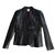 Hermès chaqueta cocinero negro Cuero  ref.88974