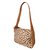 Christian Dior Handbags Cream Dark brown Cloth  ref.89018