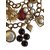 Autre Marque Vintage necklace 80 Edouard Rambaud Atelier Golden Metal  ref.89076
