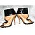 Camilla Skovgaard Stivaletti peeptoe bicolore Nero Marrone chiaro - vista 5