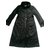 Balmain Coats, Outerwear Black Polyester Polyurethane  ref.89106
