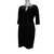 Alice by Temperley Kaia Dress Black Metallic Wool  ref.89133